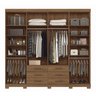 Guarda Roupa Casal 8 Portas 6 Gavetas Master com Pés - 3