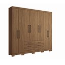 Ver imagem 4 de Guarda Roupa Casal 8 Portas e 6 Gavetas com Pés Master