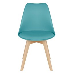 Cadeira Leda com assento estofado Tiffany - 2