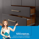 Ver imagem 7 de Guarda Roupa Casal 8 Portas e 6 Gavetas Master