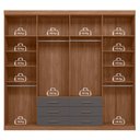 Ver imagem 7 de Guarda Roupa Casal 8 Portas 6 Gavetas Master