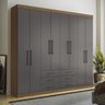 Guarda Roupa Casal 8 Portas 6 Gavetas Master - 2