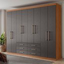 Ver imagem 2 de Guarda Roupa Casal 8 Portas 6 Gavetas Master