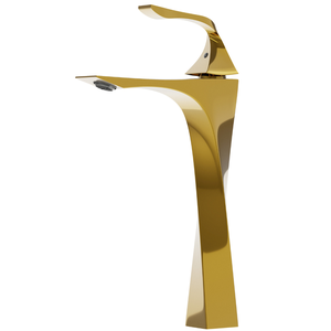 Torneira de Banheiro Lavabo Paris Monocomando 100% Premium Metal Alta Dourada