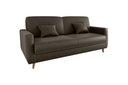 Ver imagem 1 de Sofá Cama Emília 2 Lugares 190cm Veludo Turkey Marrom Matrix