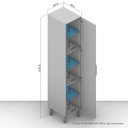 Ver imagem 6 de Paneleiro 1 Porta de Vidro Menu Kitchen Canelone 