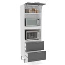 Ver imagem 2 de Torre Quente 1 Porta Basculante 2 Gavetas 70cm Menu Kitchen Fettuccine 