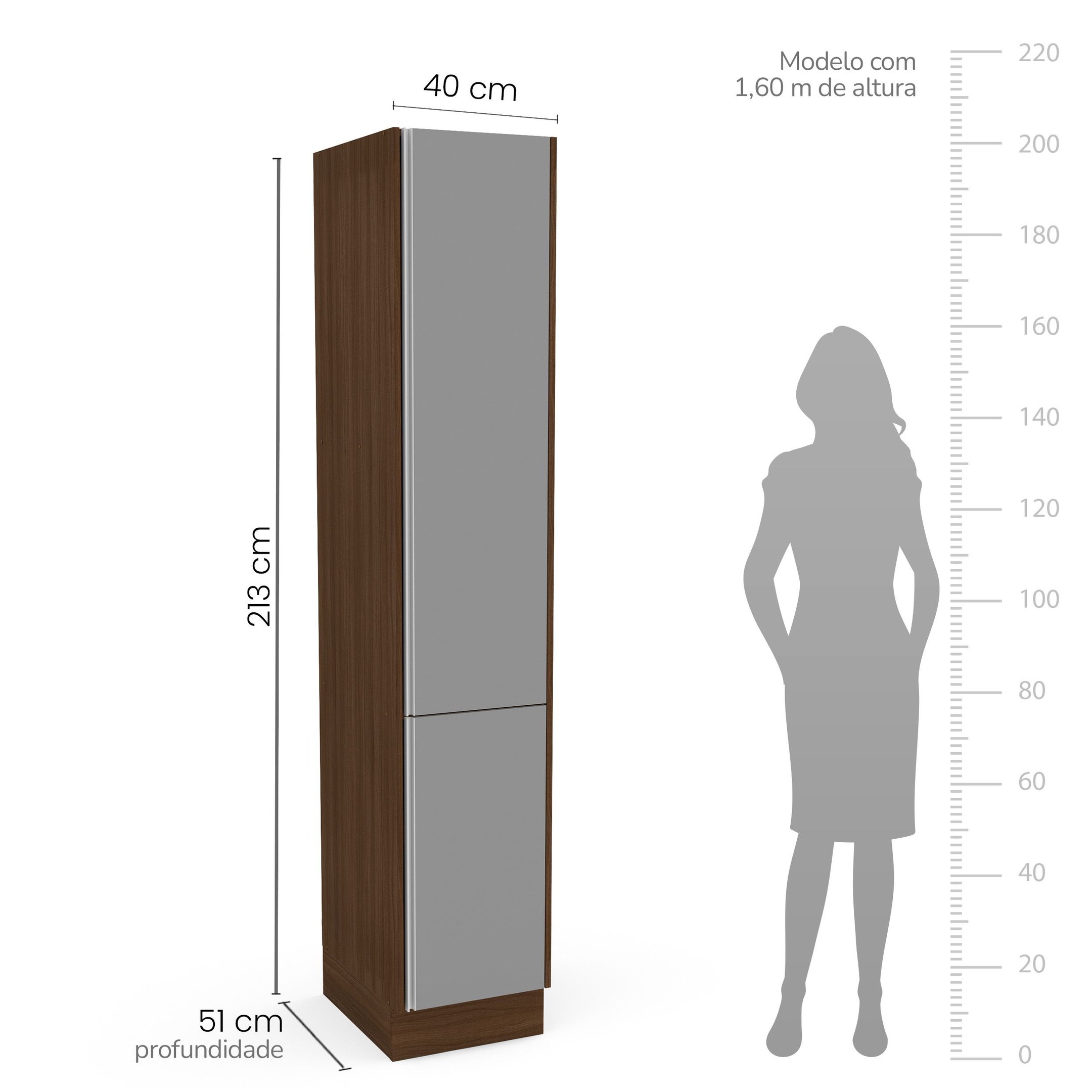 Paneleiro 2 Portas Campanele 60cm - 3