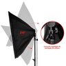 Kit Duplo Softbox Soquete E-27 Quádruplo Tripés 2m T-photo U Unica Unica - 5