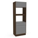 Ver imagem 3 de Torre Quente 2 Portas 1 Gaveta 2 Nichos para Forno Campanele 72cm