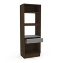 Ver imagem 4 de Torre Quente 2 Portas 1 Gaveta 2 Nichos para Forno Campanele 72cm