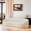Ver imagem 2 de Sofá Orgânico Luxo Recepção 250cm Amore Bouclé