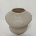 Ver imagem 2 de Vaso Decorativo Enfeite Home&co Cerâmica 17x18x18cm Bege