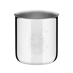 Copo Infantil Tramontina Baby Friends em Aço Inox 340 Ml - 1