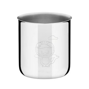 Copo Infantil Tramontina Baby Friends em Aço Inox 340 Ml