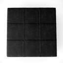 Ver imagem 7 de Puff Decorativo Para Sala de Estar Quadrado Milano 90x90cm W01 Couríssimo Preto - Lyam Decor