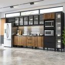 Ver imagem 1 de Cozinha Completa 10 Módulos 17 Portas 4 Gavetas Canelone 