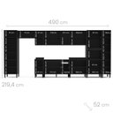 Ver imagem 3 de Cozinha Completa 10 Módulos 17 Portas 4 Gavetas Canelone 
