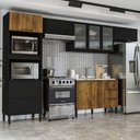 Ver imagem 1 de Cozinha Completa 5 Módulos 9 Portas 4 Gavetas Canelone 
