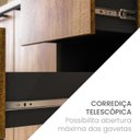 Ver mais imagens de Cozinha Completa 5 Módulos 8 Portas 3 Gavetas Canelone 