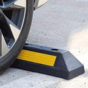 Ver imagem 2 de Kit Limitador de Vaga Bate Roda 10 Peças Estacionamento 56cm:Preto