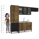 Ver imagem 5 de Armário Aéreo de Cozinha 2 Portas de Vidro Menu Kitchen Canelone