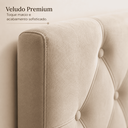 Ver imagem 4 de Cabeceira Casal Queen de Cama Box Estofada Eliana 160 cm Veludo