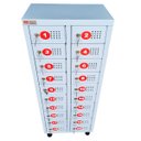 Ver imagem 3 de Armário Organizador de Celular 20 Porta Numeradas para Objetos Pequenos 122x43x28 cm