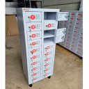 Ver imagem 6 de Armário Organizador de Celular 20 Porta Numeradas para Objetos Pequenos 122x43x28 cm