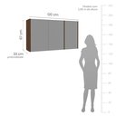 Ver imagem 2 de Armário Aéreo de Cozinha 3 Portas Campanele 120cm