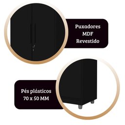 Multiuso Ouro Cor:preto - Organizador - Mizza Decor - 4