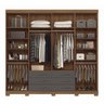 Guarda Roupa Casal 8 Portas e 6 Gavetas com Pés Master - 3