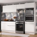 Ver imagem 2 de Armário de Cozinha Compacta 4 Peças com Rodapé Mp2193 Made Multimóveis Branco