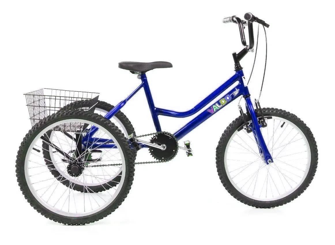 Triciclo Infantil Aro 20 - Super Luxo - Azul - 1