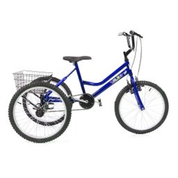 Triciclo Infantil Aro 20 - Super Luxo - Azul - 1