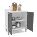 Ver imagem 2 de Balcão de Cozinha 2 Portas 80cm Menu Kitchen Fettuccine 