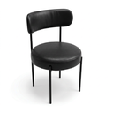 Ver imagem 3 de Cadeira Sala de Jantar Margara Kit 4 Base em Aço Preto PU D03 - D'Rossi