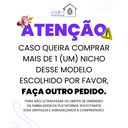 Ver imagem 5 de Nicho Simples 110x20 Metalon Preto/ Cinza Claro   Design Industrial 01