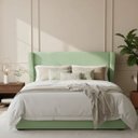 Ver imagem 3 de Cabeceira de Cama Estofada Box 195 Cm King Decoração Virginia Boucle