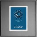 Ver imagem 1 de Quadro Maktub - Estava Escrito Nas Estrelas 24x18cm:madeira Preta