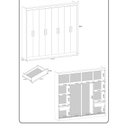 Ver imagem 4 de Guarda Roupa Casal 8 Portas 2 Gavetas Petropolis