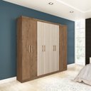 Ver imagem 1 de Guarda Roupa Casal 8 Portas 2 Gavetas Petropolis