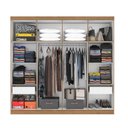 Ver imagem 2 de Guarda Roupa Casal 8 Portas 2 Gavetas Petropolis