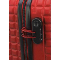 Mala de Viagem Disney Mickey Mouse - Tam M C/ Cadeado - Vermelho - 2