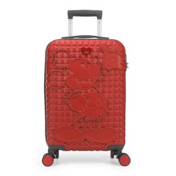 Mala de Viagem Disney Mickey Mouse - Tam M C/ Cadeado - Vermelho - 1