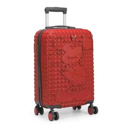 Mala de Viagem Disney Mickey Mouse - Tam M C/ Cadeado - Vermelho - 6
