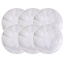 Ver imagem 1 de Prato Raso Porcelana Decorada Arbo 25cm 6 Unidades - Tramontina 96580/070