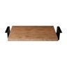 Bandeja Decorativa em Madeira Linha Nexo Cor Preta 50x30cm - 3