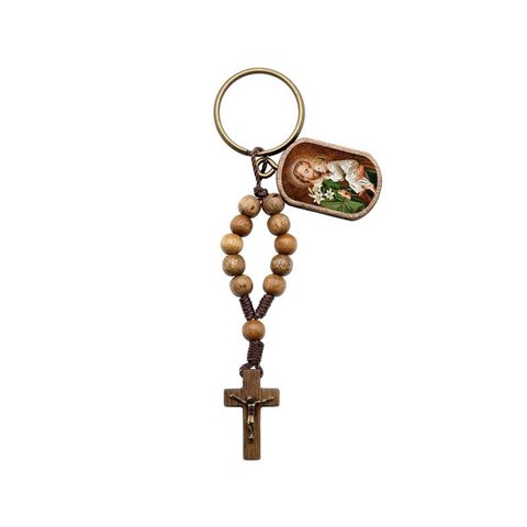Chaveiro Dezena São José Missão Divina Imbuia Fornecedor 1 F1-ct15-155-9