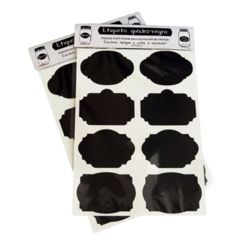 Adesivo Lousa 16 Etiquetas Vinil Adesivo Para Porta Tempero